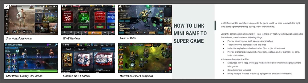 Competitor research across six games