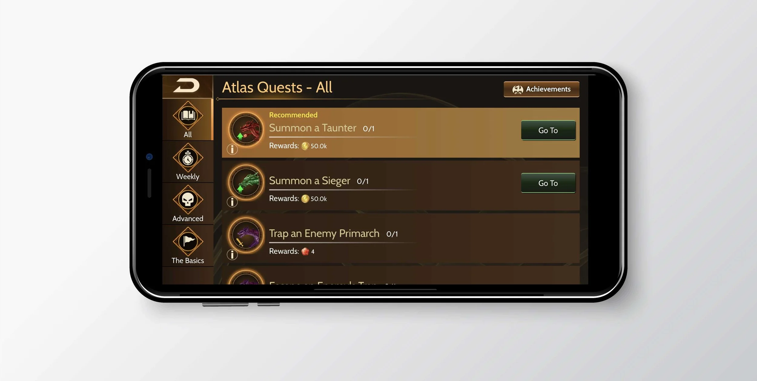 Atlas quests
